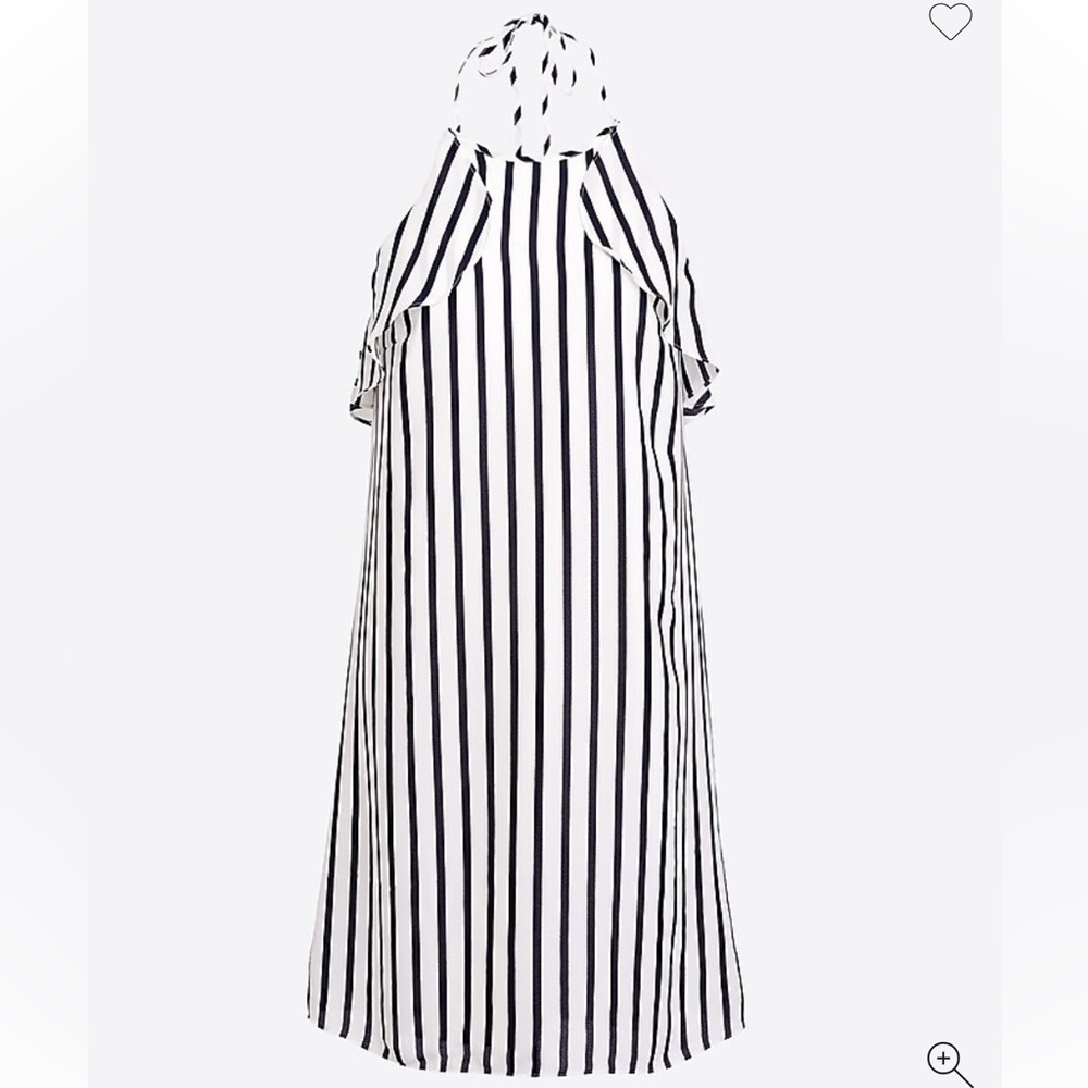 J.Crew striped halter dress EUC